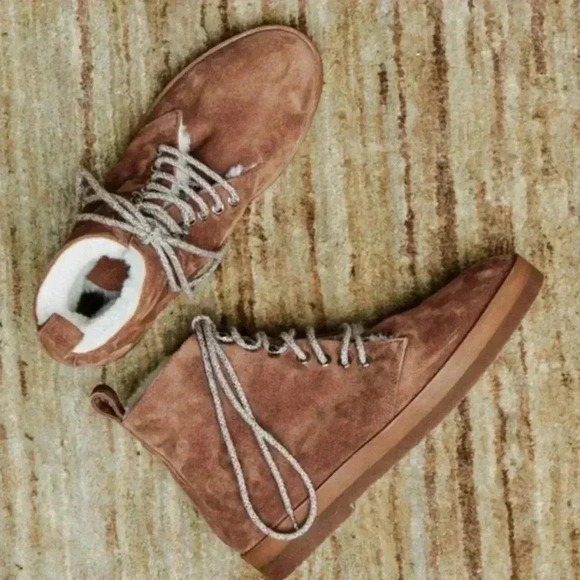 Jenni Kayne Shearling Canyon Boots Size 11 - Picture 7 of 8